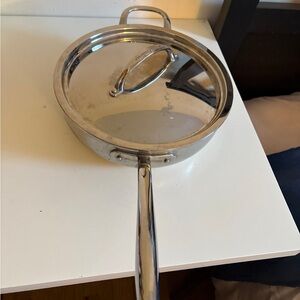 William Sonoma Stainless Steel Saucepan with Lid